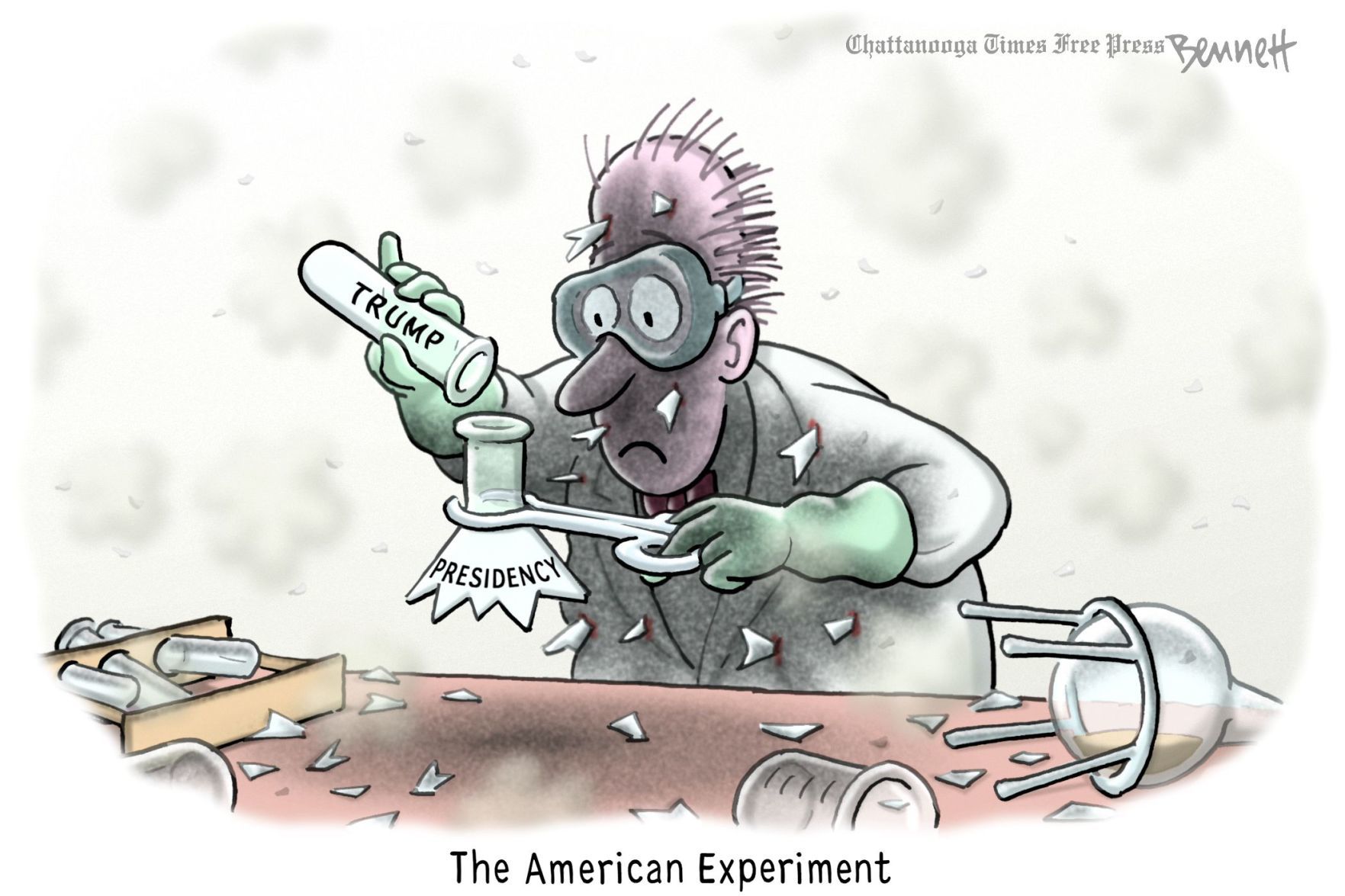 Clay Bennett editorial cartoon